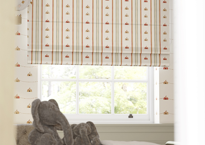 May Day, Tent Stripe Spice - Roman Blind - Image 5